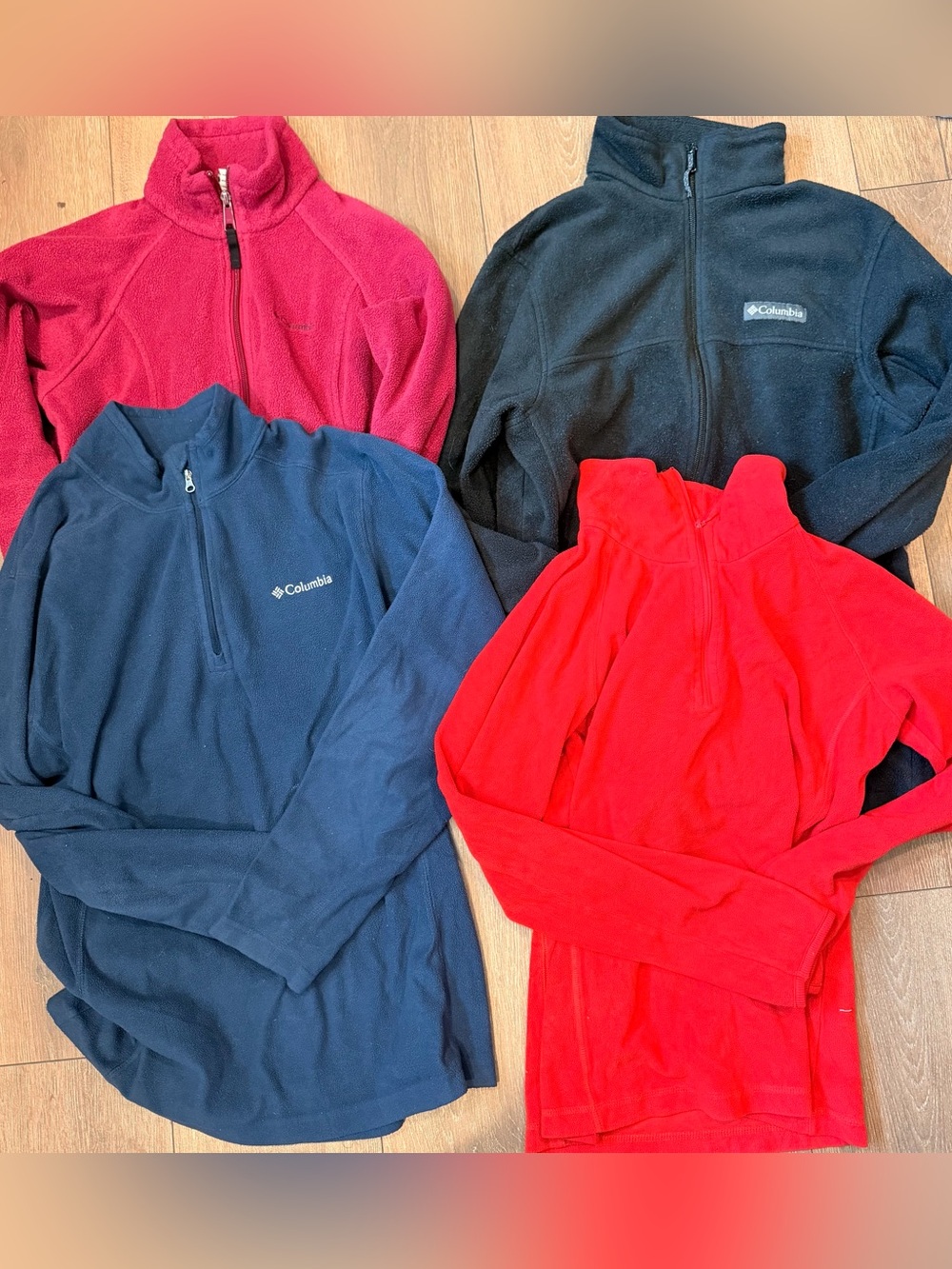 🚨Reseller Lot Women’s Columbia Fleece Jackets Small 4pc Bundle Outdoor